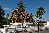 Luang Prabang, Laos  - The Haw Pha Bang the Royal or Palace Chapel is, within the grounds of the Royal Palace Museum. 